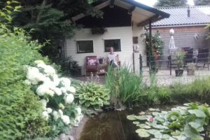 B&B mit Blick auf den Teich