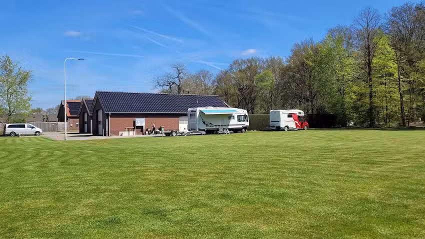 Camper place at the forest