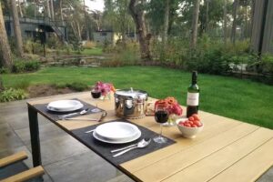 Chalet avec cheminée (4 pers.)