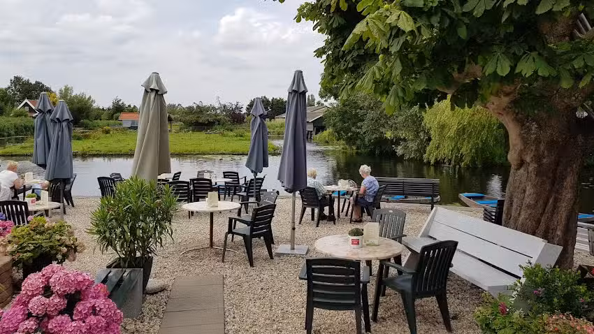 Klein Giethoorn B&B-Terrasse-Location de bateaux