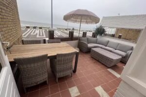 Vue sur la plage de Zandvoort