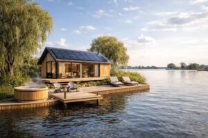 Ferienhaus am Wasser auf der Insel Vinkeveen